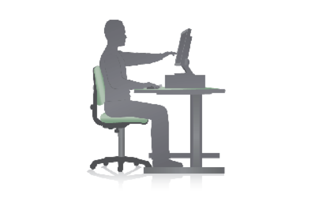 Ergonomic computer workstation set-up advice